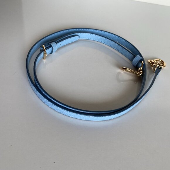Coach Genuine Leather Light Blue Replacement Strap For Bags - Picture 8 of 9